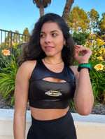 Load image into Gallery viewer, Peek-a-Boo Sports Bra