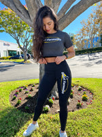 Load image into Gallery viewer, Women's High-Waisted Mesh Leggings