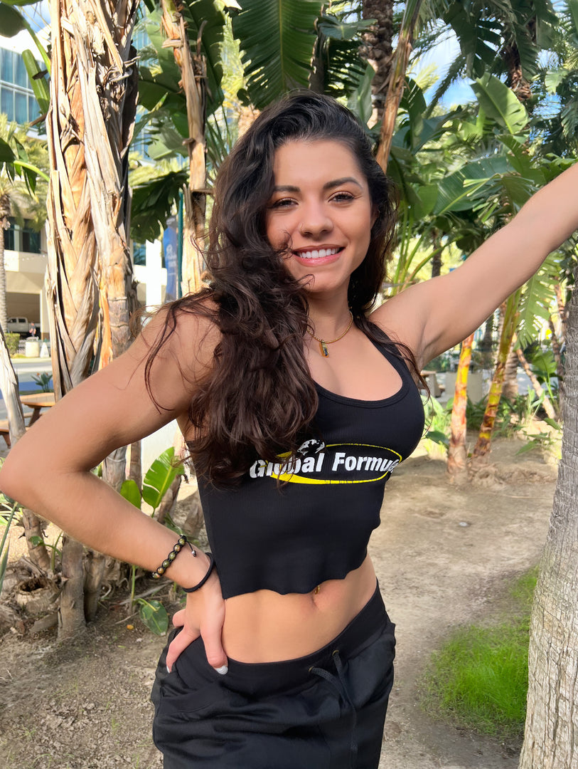 Women’s Ribbed Crop Racerback