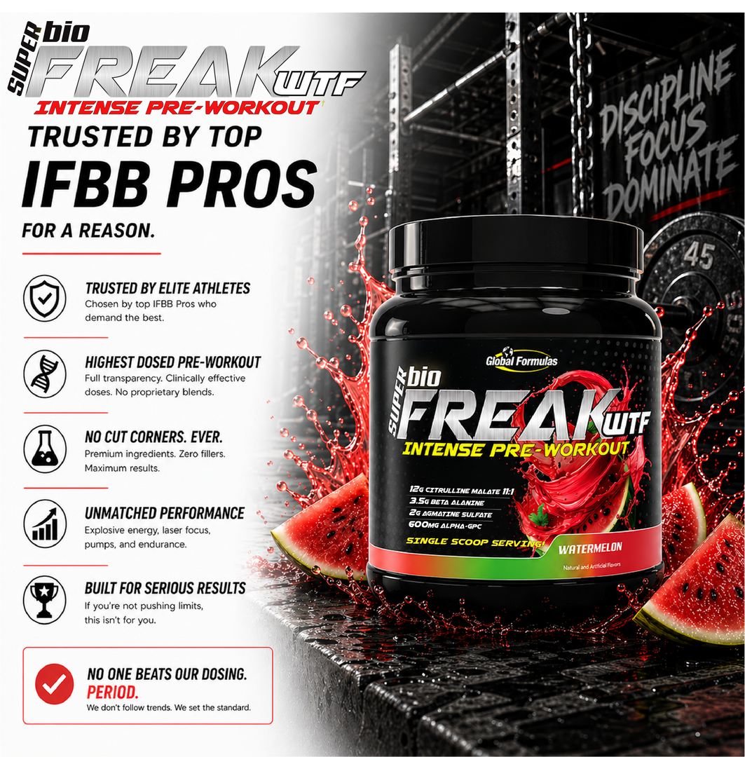 To-Go Pack - SUPER bioFREAK WTF Glycerol Free (no clump)