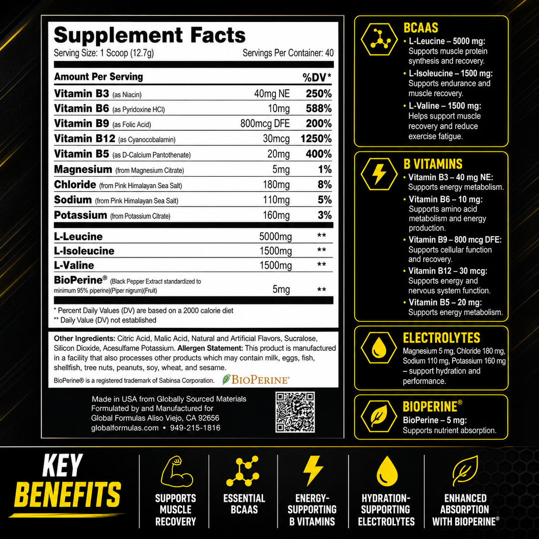 bioENDURE - Intra-Workout Free Form BCAAs