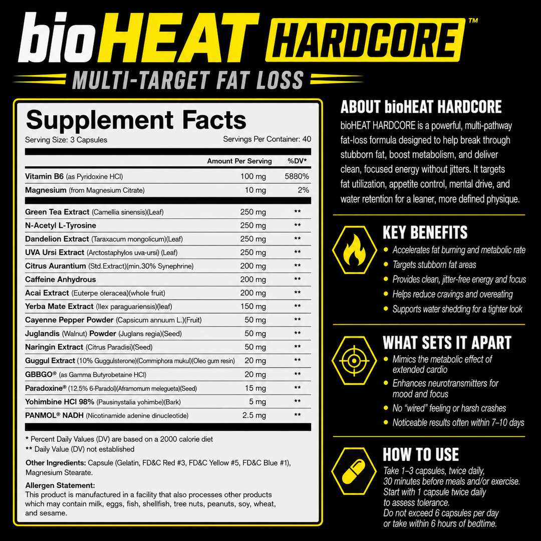 bioHEAT - Intense Thermogenic Fat Burner