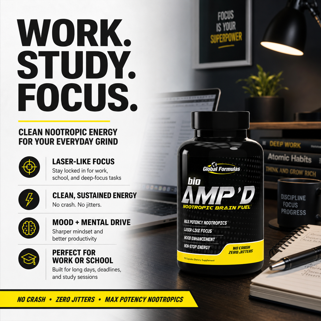 bioAMP'D - Powerful Mental Focus Nootropic