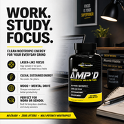 bioAMP'D - Powerful Mental Focus Nootropic