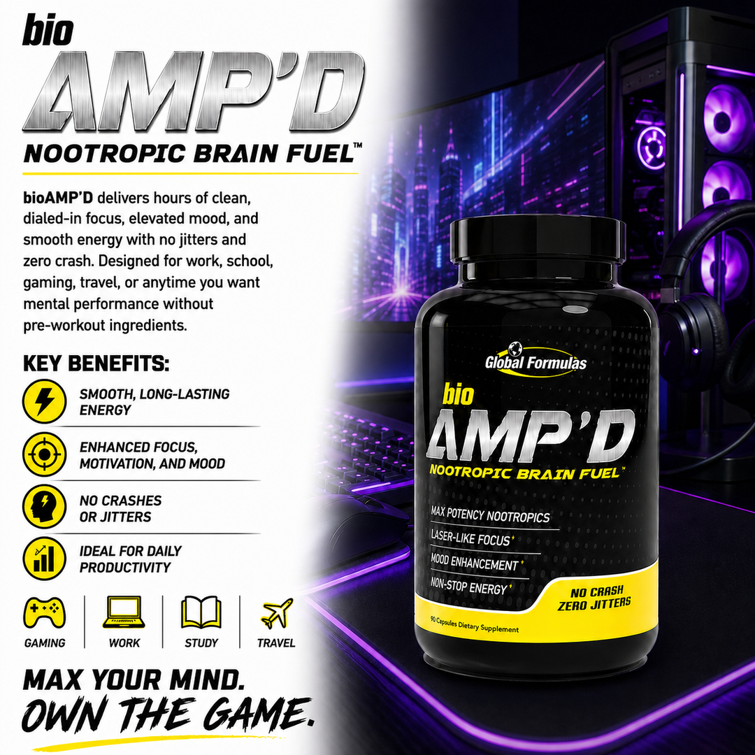 bioAMP'D - Powerful Mental Focus Nootropic