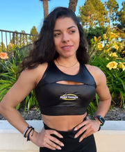 Peek-a-Boo Sports Bra