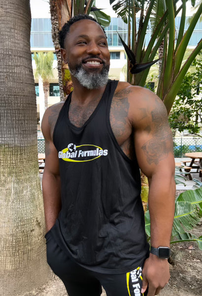 トップス CRONOS BOLD FRONT LOGO STRINGER TANK CRONOS Bold Front Logo Stringer Tank【WHITE】