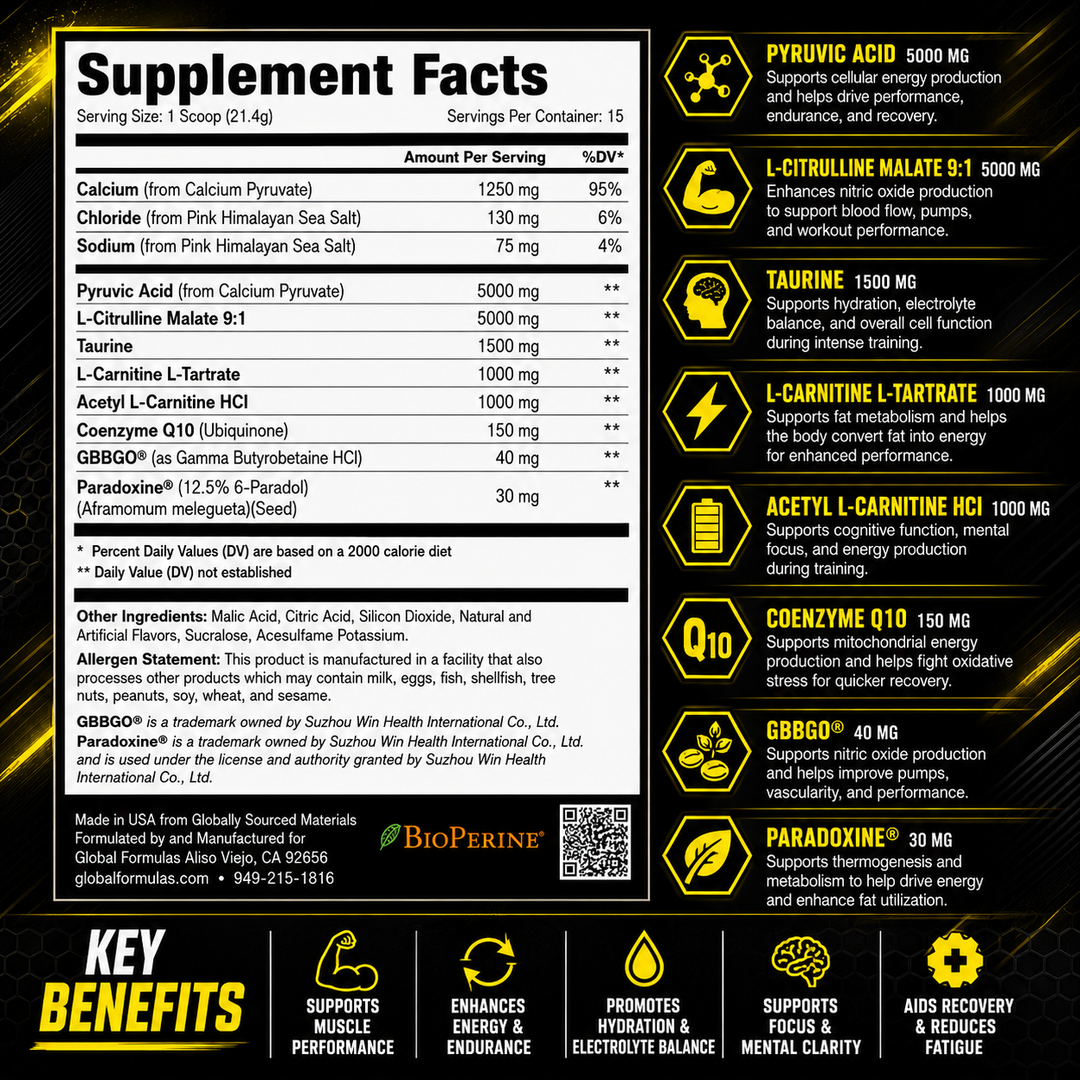 bioBURN - Pre Cardio Non-Stim Fat Burner