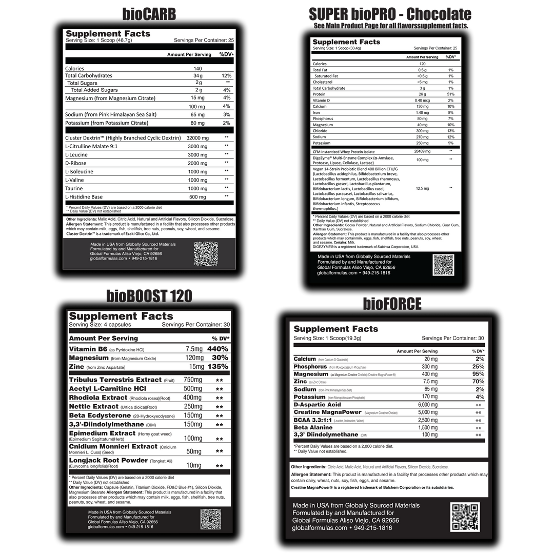 Super Gainer Stack (bioFORCE & bioBOOST 120)