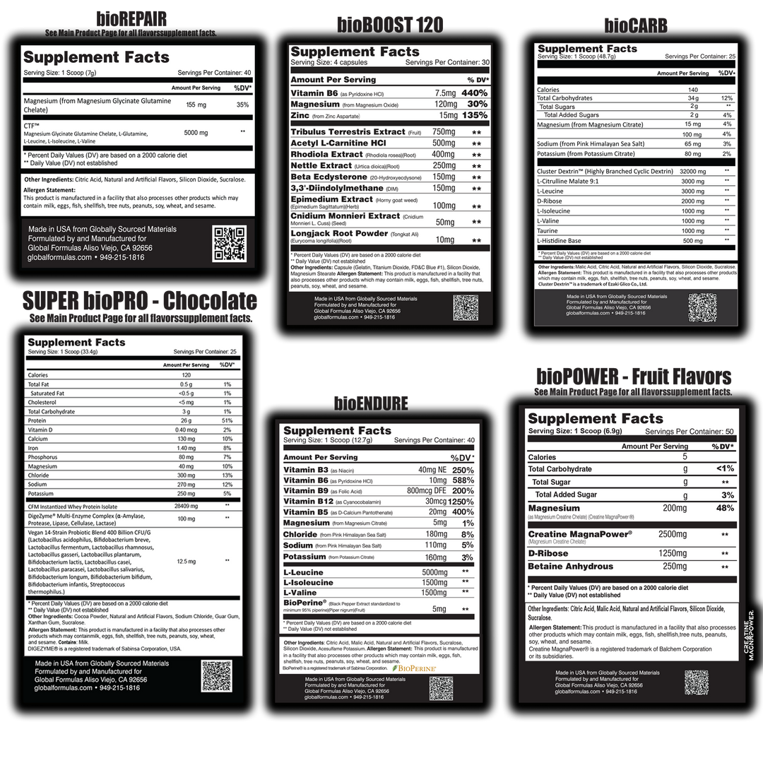 Ultimate Gainer Stack (bioPOWER & bioBOOST 120)